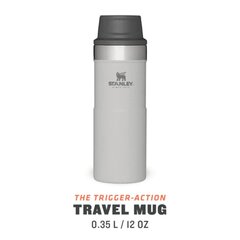 Termospullo Trigger-Action Travel Mug, 0,35l, vaaleanharmaa hinta ja tiedot | Termoskannut ja termosmukit | hobbyhall.fi