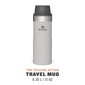 Termospullo Trigger-Action Travel Mug, 0,35l, vaaleanharmaa hinta ja tiedot | Termoskannut ja termosmukit | hobbyhall.fi