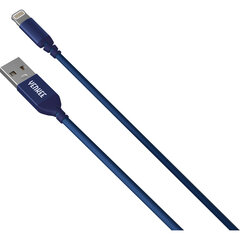 YENKEE - Punottu kaapeli, 2.0 USB A - Lightning, MFi-sertifioitu, 480 Mbps, 5V/2.4A, 10W, 1m, alumiinirunko, väritykseltään violetti. hinta ja tiedot | Puhelinkaapelit | hobbyhall.fi
