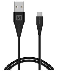 Swissten 5A Super Fast Charge USB-C Data and Charging Cable 1.5m Black hinta ja tiedot | Puhelinkaapelit | hobbyhall.fi