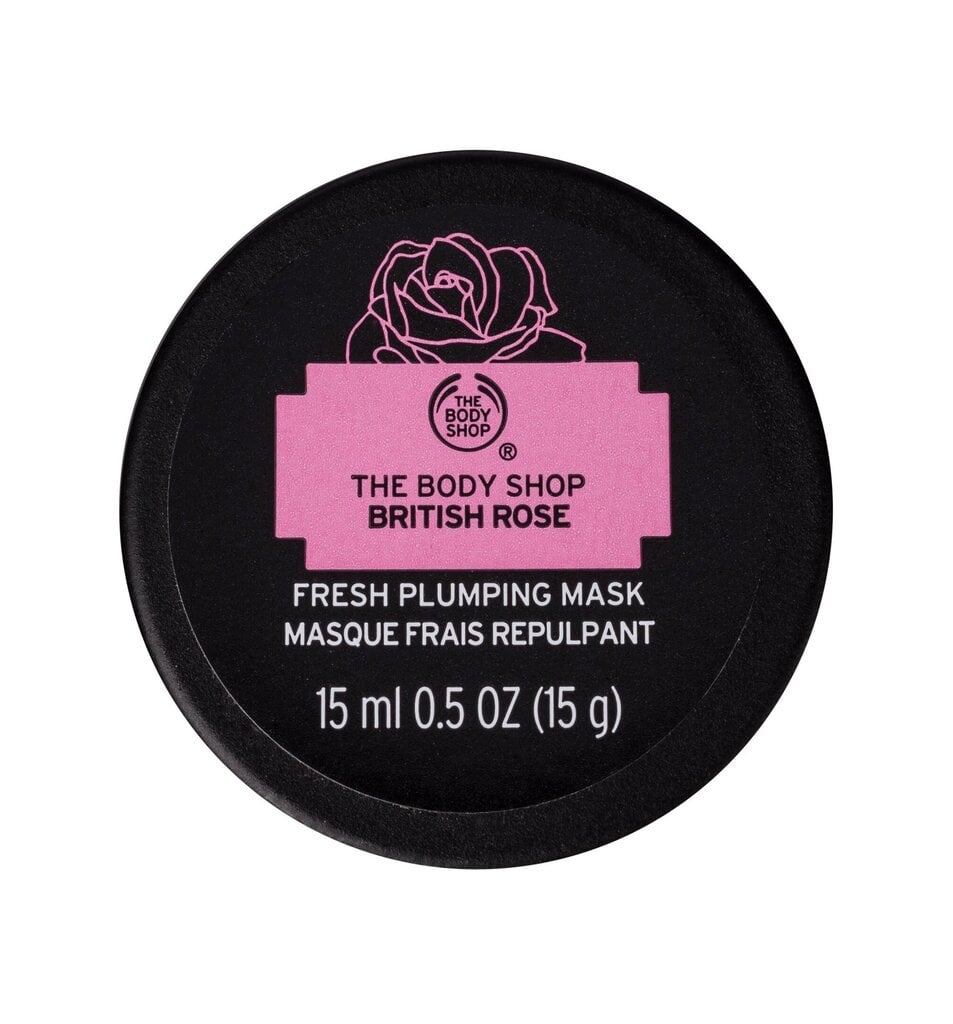 The Body Shop British Rose kasvonaamio 15 ml hinta ja tiedot | Kasvonaamiot ja silmänalusaamiot | hobbyhall.fi