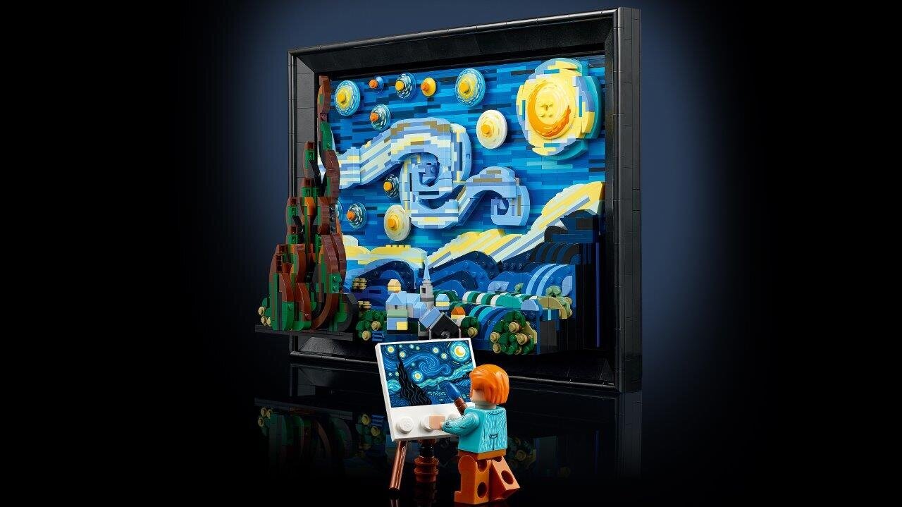 21333 LEGO® Vincent van Gogh – Tähtikirkas yö hinta ja tiedot | LEGOT ja rakennuslelut | hobbyhall.fi