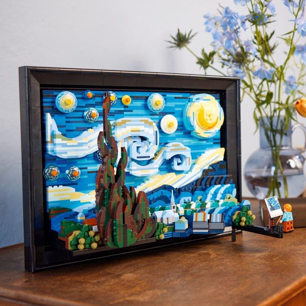 21333 LEGO® Vincent van Gogh – Tähtikirkas yö hinta ja tiedot | LEGOT ja rakennuslelut | hobbyhall.fi