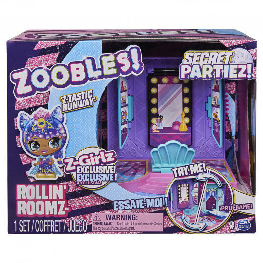 Zoobles-leikkisetti, Secret Partiez Rollin' Runway, 2 sarjaa, 6064356 hinta ja tiedot | Tyttöjen lelut | hobbyhall.fi