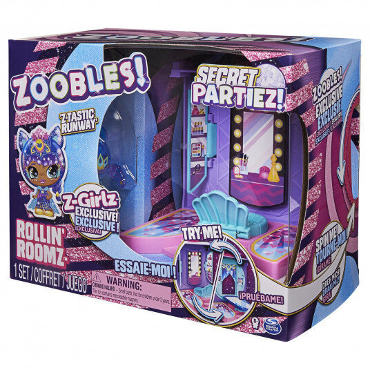 Zoobles-leikkisetti, Secret Partiez Rollin' Runway, 2 sarjaa, 6064356 hinta ja tiedot | Tyttöjen lelut | hobbyhall.fi