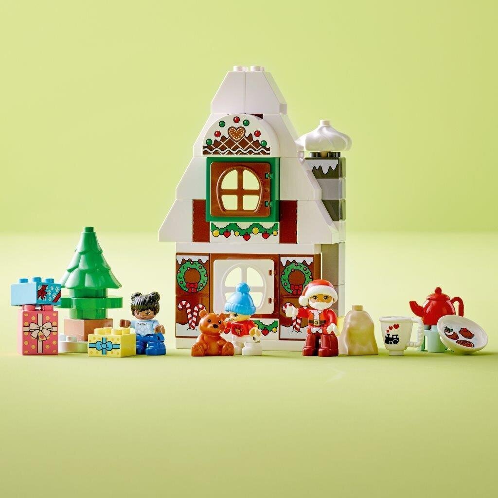 10976 LEGO® DUPLO® Joulupukin piparkakkutalo hinta ja tiedot | LEGOT ja rakennuslelut | hobbyhall.fi