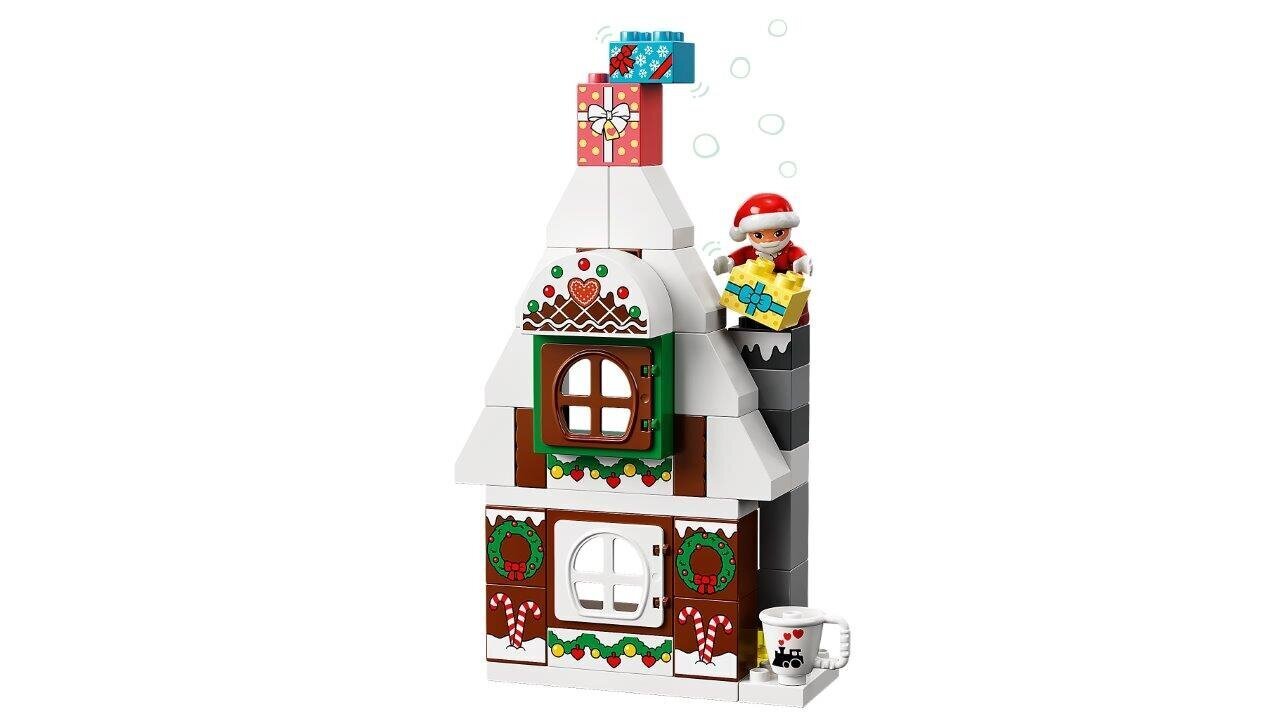 10976 LEGO® DUPLO® Joulupukin piparkakkutalo hinta ja tiedot | LEGOT ja rakennuslelut | hobbyhall.fi