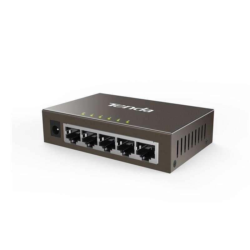 Tenda . Gigabit Ethernet - verkkokytkin (10.100.1000), harmaa hinta ja tiedot | Reitittimet ja modeemit | hobbyhall.fi