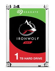 Seagate IronWolf ST1000VN002 - sisäinen kiintolevy. 3,5" 1000 Gt Serial ATA III. hinta ja tiedot | Kovalevyt | hobbyhall.fi