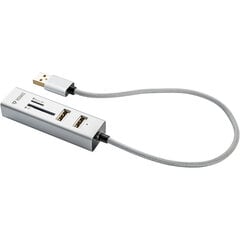 YENKEE - USB-keskitin. YHC 101SR, USB A - 3x USB 2.0, SD-paikka, micro SD, 480 Mbps, 0.3m hinta ja tiedot | Yenkee Tietokoneet ja pelaaminen | hobbyhall.fi