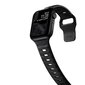 Ranneke Nomad Sport Strap M/L, black - Apple Watch Ultra, Series 8, 7 (45mm), Series 4, 5, 6, SE (44mm) hinta ja tiedot | Älykellojen ja aktiivisuusrannekkeiden lisätarvikkeet | hobbyhall.fi