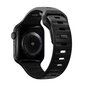 Ranneke Nomad Sport Strap M/L, black - Apple Watch Ultra, Series 8, 7 (45mm), Series 4, 5, 6, SE (44mm) hinta ja tiedot | Älykellojen ja aktiivisuusrannekkeiden lisätarvikkeet | hobbyhall.fi