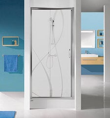 Suihkukaapin ovi Sanplast TX D2/TX5b 90s, profiili pergamon, läpinäkyvä lasi W0 hinta ja tiedot | Suihkuseinät ja -ovet | hobbyhall.fi