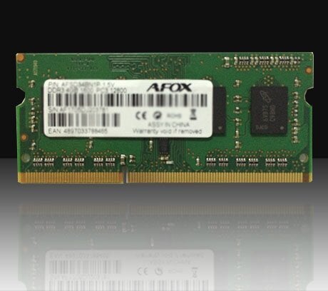 AFOX : SO-DIMM DDR3. 8 Gt - muistimoduuli . 1333 MHz. hinta ja tiedot | Muisti (RAM) | hobbyhall.fi