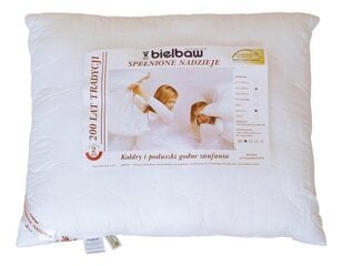 Ergonomisesti muotoiltu tyyny, 40 cm x 40 cm, valkoinen hinta ja tiedot | Tyynyt | hobbyhall.fi
