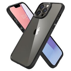 Spigen Ultra Hybrid - suojakuori iPhone 13 Pro - puhelimeen. Tämä puhelimen suojakotelo on väriltään mattamusta. hinta ja tiedot | Puhelimen kuoret ja kotelot | hobbyhall.fi