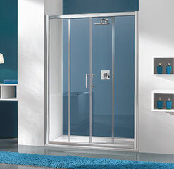 Suihkukaapin ovi Sanplast TX D4/TX5b 130s, profiili pergamon, koristeltu harmaa lasi hinta ja tiedot | Suihkuseinät ja -ovet | hobbyhall.fi