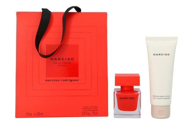 Narciso Rodriguez Rouge EDP 3- hajuvesi 30 ml + Vartalovoide 75 ml hinta ja tiedot | Naisten hajuvedet | hobbyhall.fi