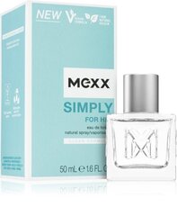 Parfum Mexx Simply EDT miehille 50 ml hinta ja tiedot | Miesten hajuvedet | hobbyhall.fi