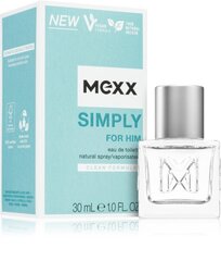Parfyymi Mexx Simply EDT miehille 30 ml hinta ja tiedot | Mexx Hajuvedet ja kosmetiikka | hobbyhall.fi