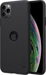 Nillkin Super Frosted Shield - Suojakuori Apple iPhone 11 Pro Max -puhelimelle z-logolla (musta). hinta ja tiedot | Nillkin Puhelimet, älylaitteet ja kamerat | hobbyhall.fi