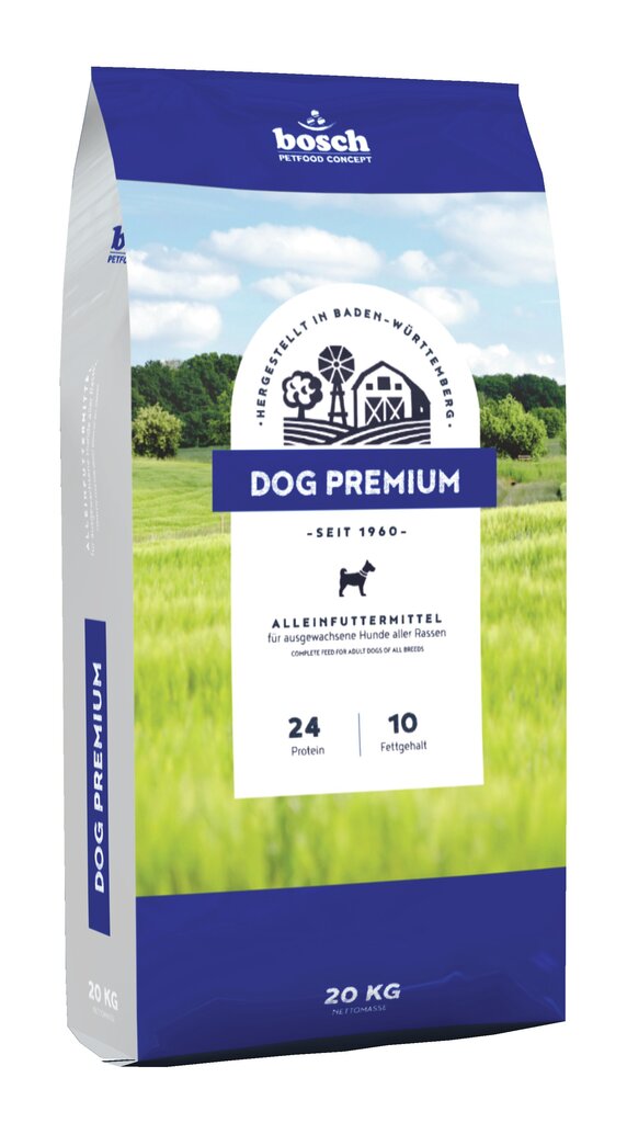 Bosch Dog Premium koiranruoka, 20 kg hinta ja tiedot | Koiran kuivaruoka | hobbyhall.fi