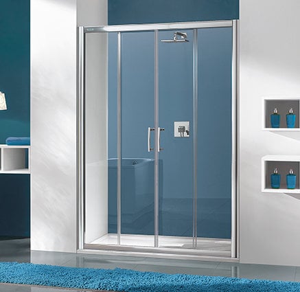 Suihkukaapin ovi Sanplast TX D4/TX5b 140s, profiili bahama vaaleanruskea, koristeellinen lasi W15 hinta ja tiedot | Suihkuseinät ja -ovet | hobbyhall.fi