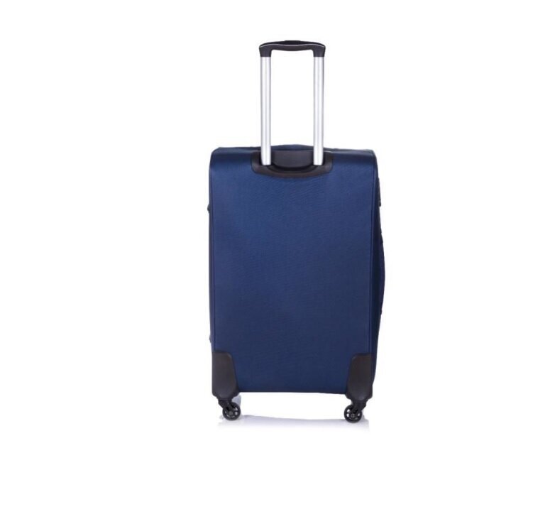 Solier - keskikokoinen matkalaukku, tummansininen ja punainen, M-kokoinen. STL1316. hinta ja tiedot | Matkalaukut ja -kassit | hobbyhall.fi