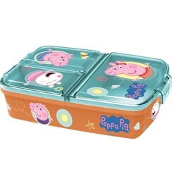 Euromic - Peppa Pig (Pipsa Possu) multi compartment sandwich box (088808735-13920) hinta ja tiedot | Pelien oheistuotteet | hobbyhall.fi