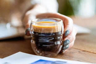 Vialli Design Sferico espressokuppi, jossa kaksinkertainen lasi, 70 ml hinta ja tiedot | Lasit, mukit ja kannut | hobbyhall.fi