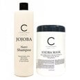 Shampoo ja hiusnaamiosarja Cosmofarma Jojoba, 1000+1000 ml