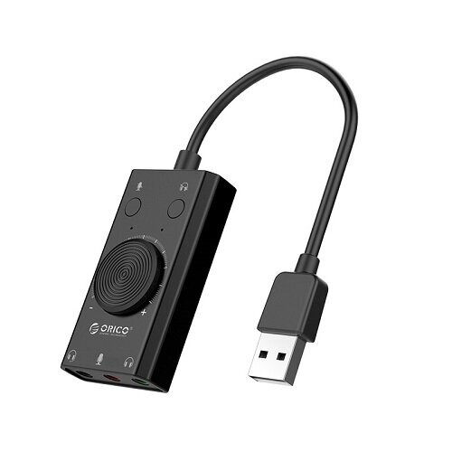 Ulkoinen USB-äänikortti ORICO SC2 hinta ja tiedot | Äänikortit | hobbyhall.fi