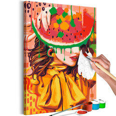 DIY kangas maalaus - Juicy Watermelon hinta ja tiedot | Artgeist Lapset | hobbyhall.fi