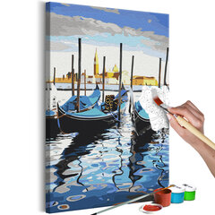 DIY kangas maalaus - Venetian Boats hinta ja tiedot | Maalaa numeroiden mukaan | hobbyhall.fi