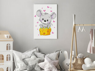 DIY kangas maalaus - Mouse in Love hinta ja tiedot | Maalaa numeroiden mukaan | hobbyhall.fi
