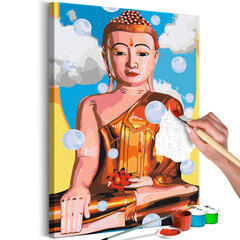 DIY kangas maalaus - Levitating Buddha hinta ja tiedot | Maalaa numeroiden mukaan | hobbyhall.fi