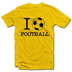 Miesten T-paita, rakastan jalkapalloa hinta ja tiedot | Hauskat t-paidat | hobbyhall.fi