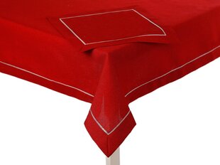 Koristeellinen pöytäliina 8o7, punainen, 150x220 cm. hinta ja tiedot | Pöytäliinat, tabletit ja lautasliinat | hobbyhall.fi
