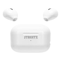 Streetz True Wireless Stereo TWS-114, baltos hinta ja tiedot | Kuulokkeet | hobbyhall.fi
