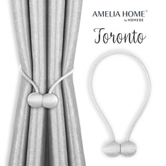 AmeliaHome verhonpidikkeet Toronto, 2 kpl. hinta ja tiedot | Verhot | hobbyhall.fi