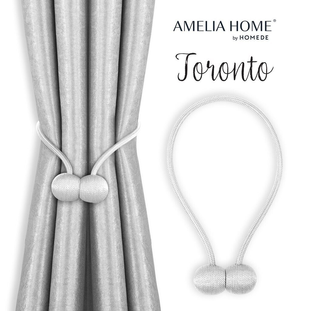 AmeliaHome verhonpidikkeet Toronto, 2 kpl. hinta ja tiedot | Verhot | hobbyhall.fi