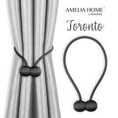 AmeliaHome verhonpidikkeet Toronto, 2 kpl. hinta ja tiedot | Verhot | hobbyhall.fi