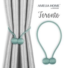 AmeliaHome verhonpidikkeet Toronto, 2 kpl. hinta ja tiedot | Verhot | hobbyhall.fi