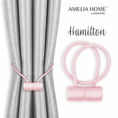 AmeliaHome verhonpidikkeet Hamilton, 2 kpl. hinta ja tiedot | Verhot | hobbyhall.fi