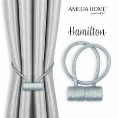 AmeliaHome verhonpidikkeet Hamilton, 2 kpl. hinta ja tiedot | Verhot | hobbyhall.fi