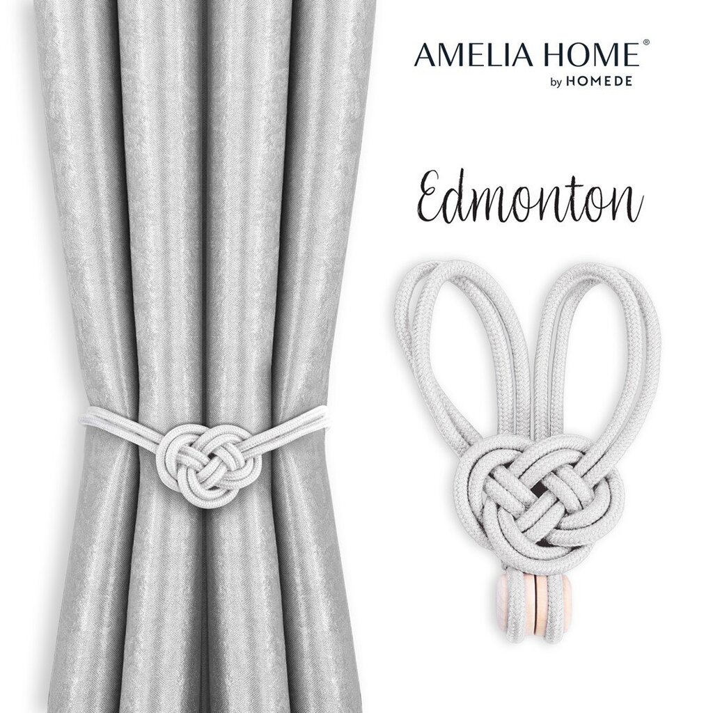 AmeliaHome verhopidikkeet Edmonton, 2 kpl. hinta ja tiedot | Verhot | hobbyhall.fi