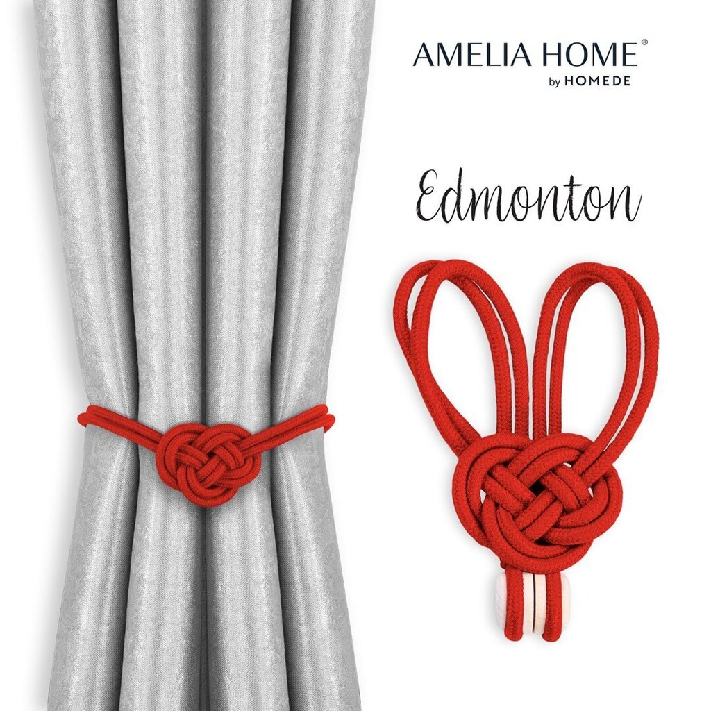 AmeliaHome verhopidikkeet Edmonton, 2 kpl. hinta ja tiedot | Verhot | hobbyhall.fi