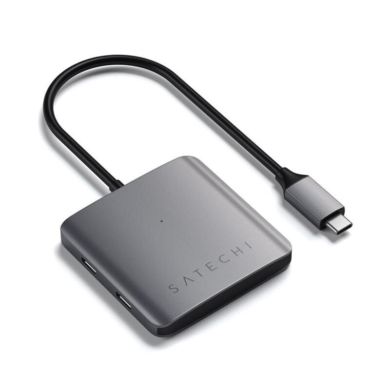 USB-C-keskitin Satechi 4x USB-C hinta ja tiedot | Adapterit | hobbyhall.fi