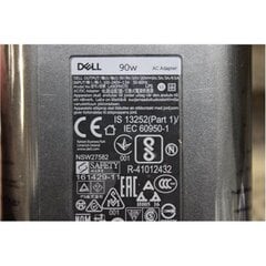 Dell AC Power Adapter 90W USB-C hinta ja tiedot | Kannettavien tietokoneiden laturit | hobbyhall.fi