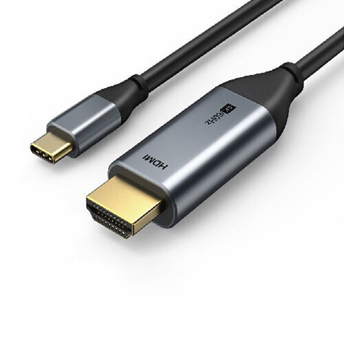 USB-C - HDMI, 4K, Ultra HD, 1,8 m, 2,0 ver. hinta ja tiedot | Kaapelit ja adapterit | hobbyhall.fi